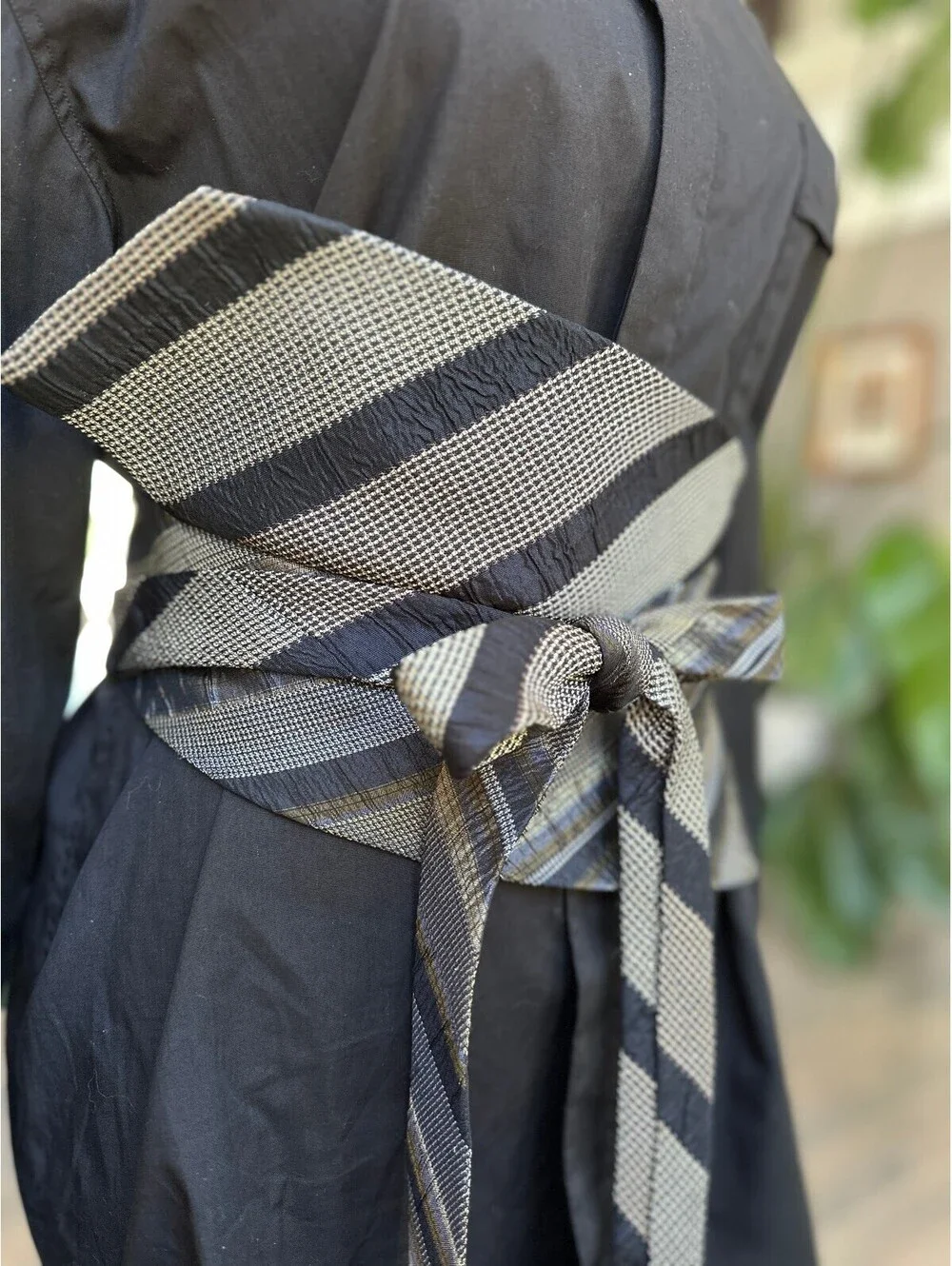 Upcycled Silk Obi Belt | Corset Wrap Style | OOAK | OS
